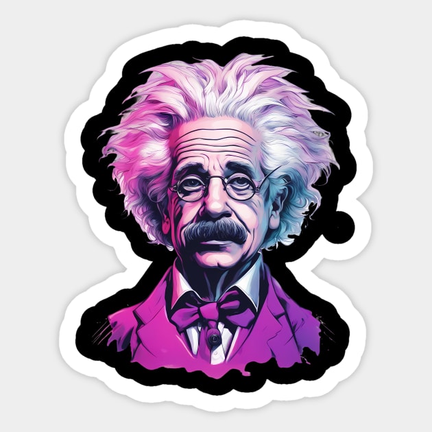 Einstein IQ Sticker by animegirlnft
